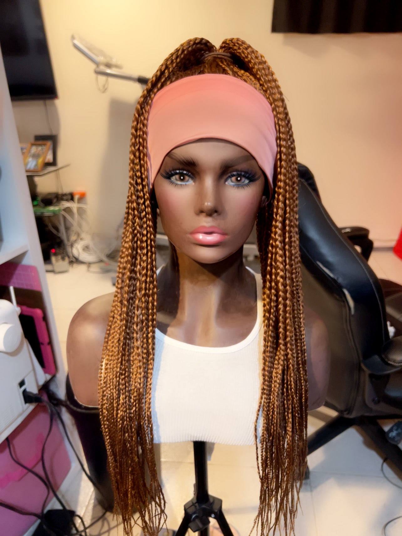Braided Ponytail Headband Wig