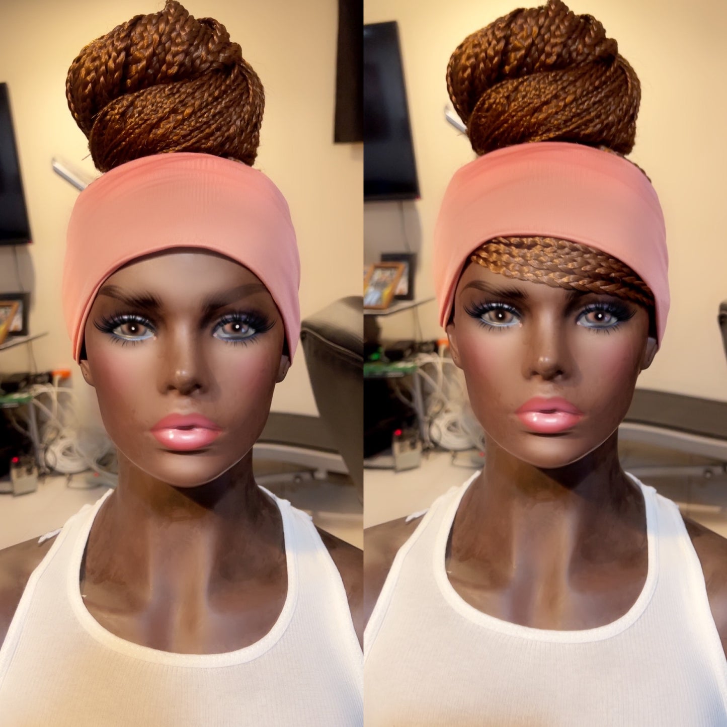 Braided Ponytail Headband Wig