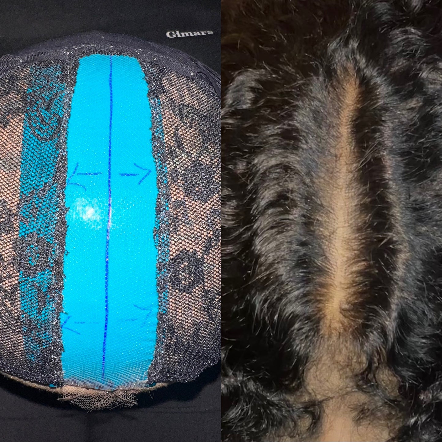 Glueless 2x6" Curly Closure Wig