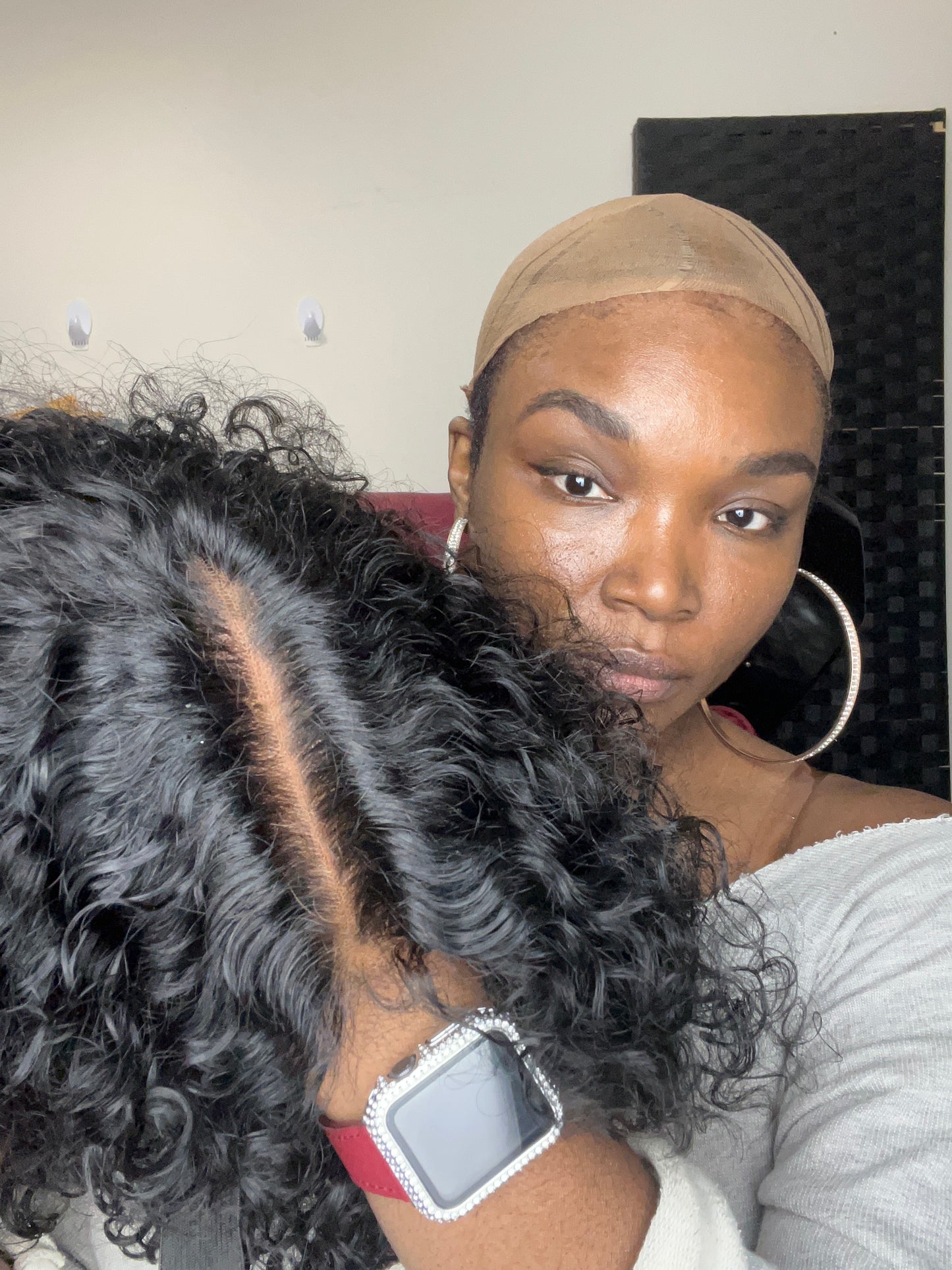 Glueless 2x6" Curly Closure Wig
