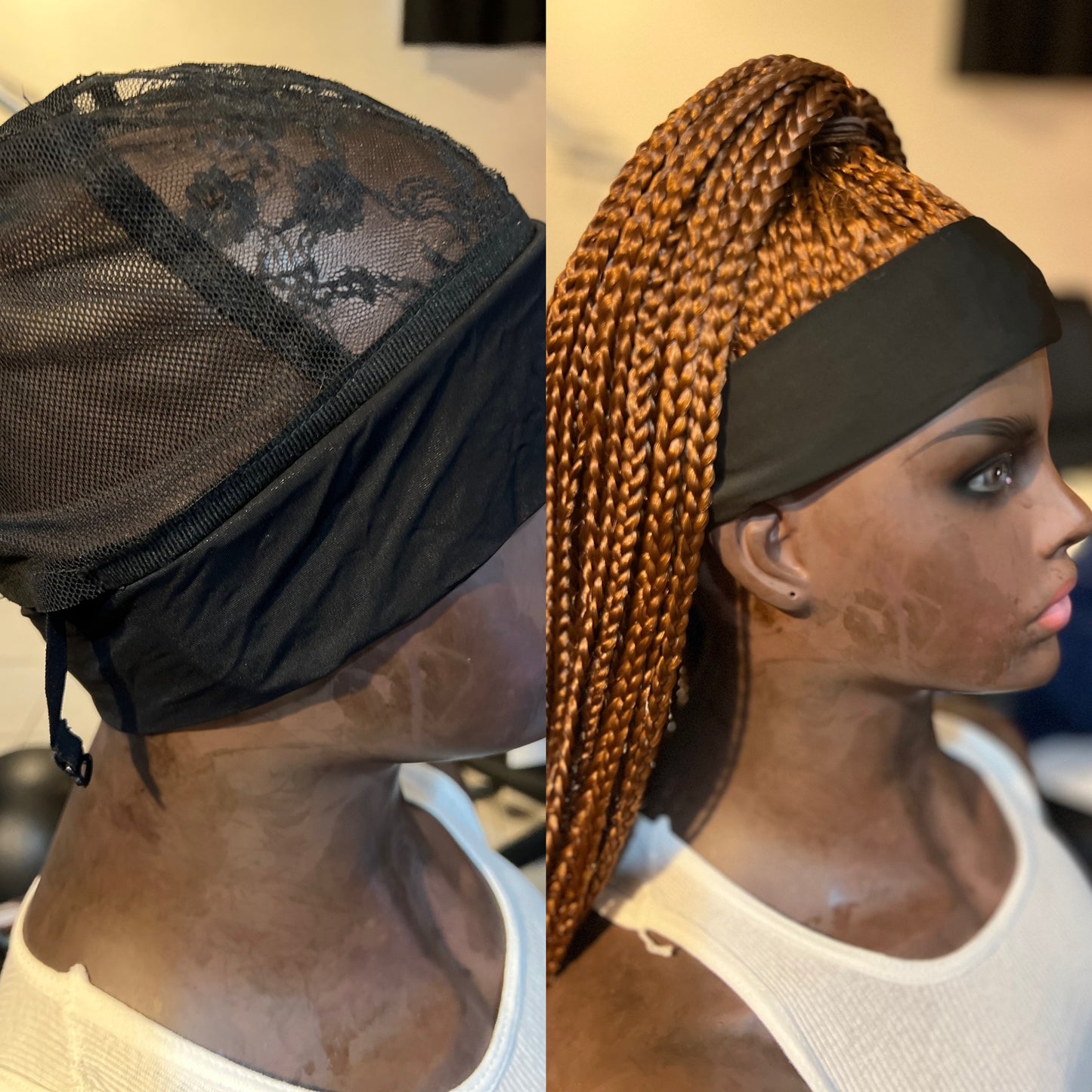 Braided Ponytail Headband Wig