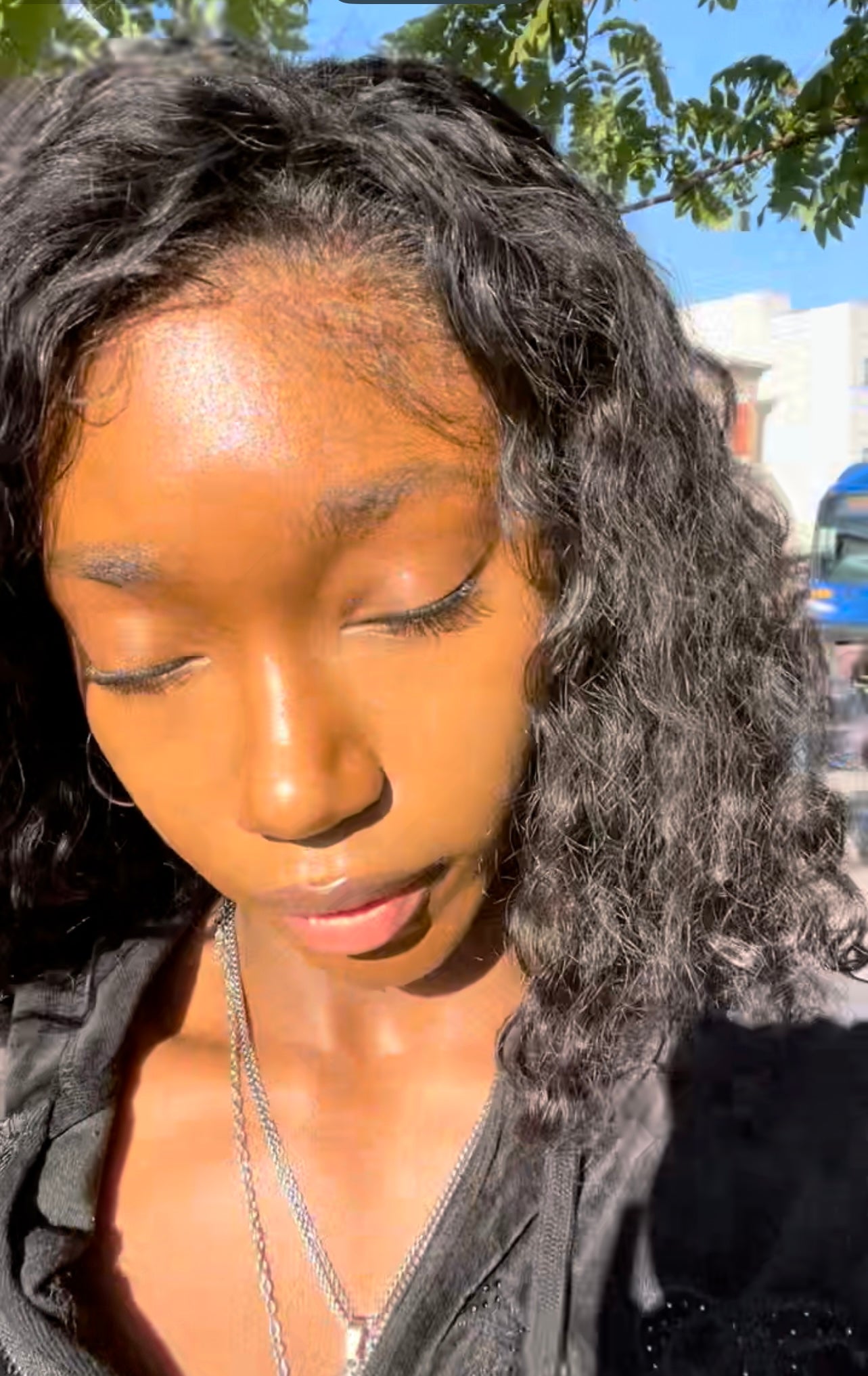 Glueless Loose Curly Wig (2 1/2” x 13” Lace Frontal