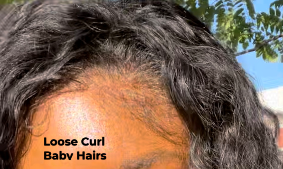 Glueless Loose Curly Wig (2 1/2” x 13” Lace Frontal