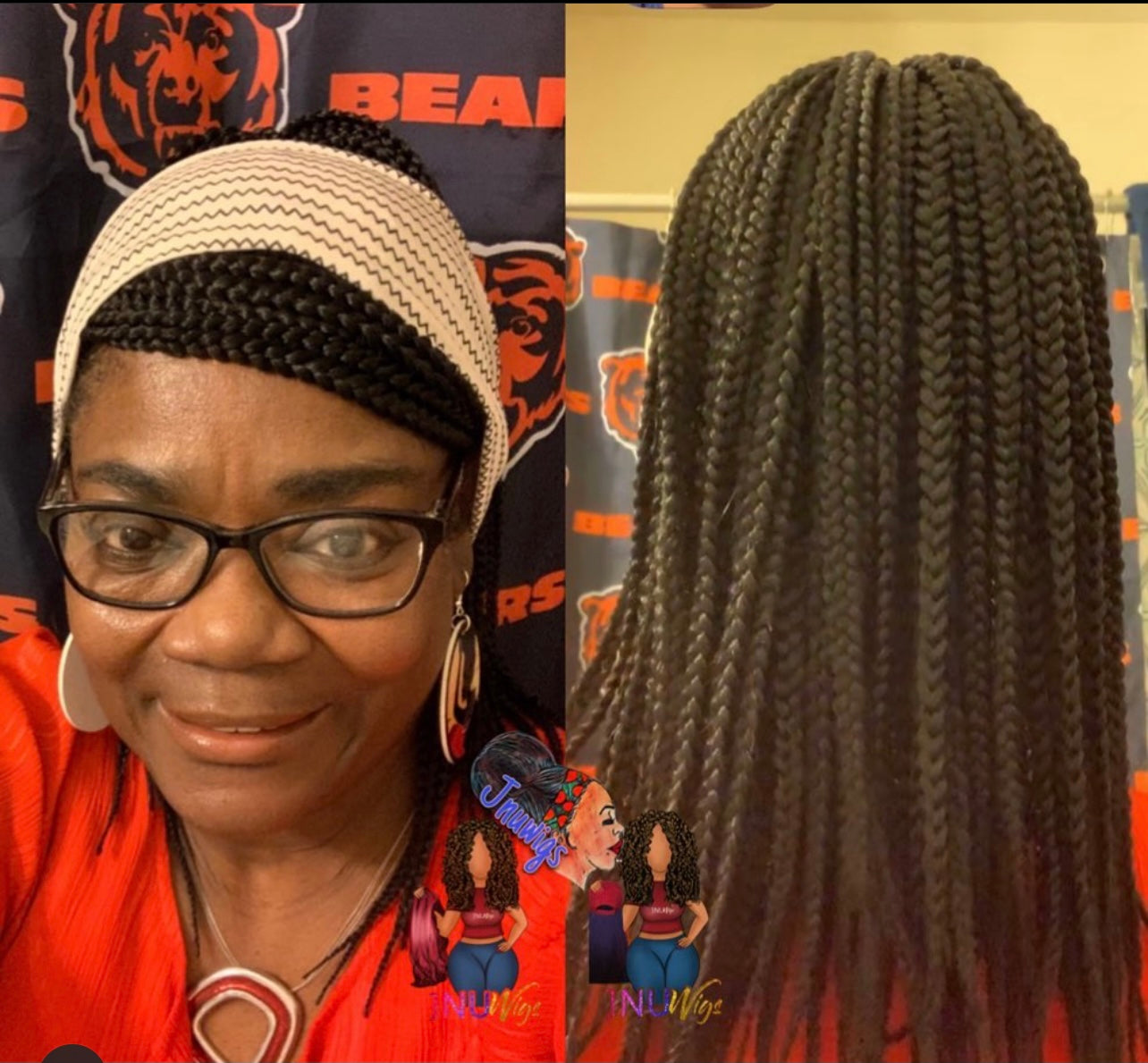 Braided Ponytail Headband Wig